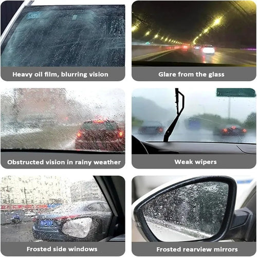 Car Glass Oil Film Cleaner.